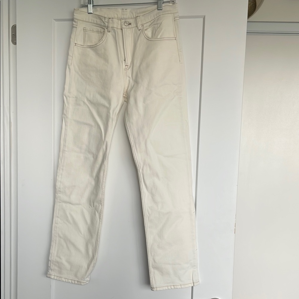 Massimo Dutti Cream Jeans NWOT